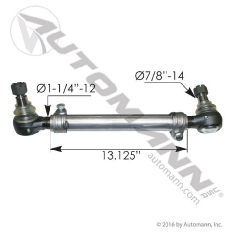Automann 463.DS1349 Drag Link 18.000in C to C Freightliner