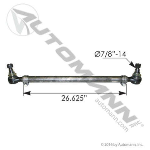 Automann 463.DS1350 Drag Link 31.500in C to C Freightliner