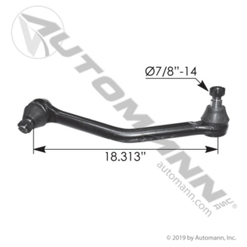 Automann 463.DS1448 Drag Link 18.313in C to C Sterling