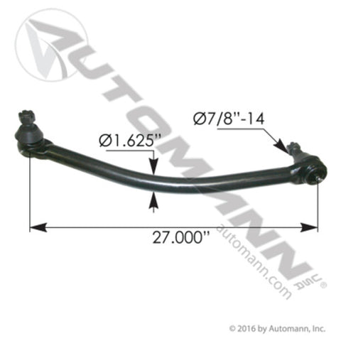 Automann 463.DS4384 Drag Link 27.000in C to C Ford