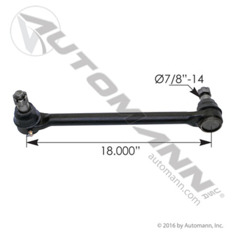 Automann 463.DS4608 Drag Link 18.000in C to C Freightliner