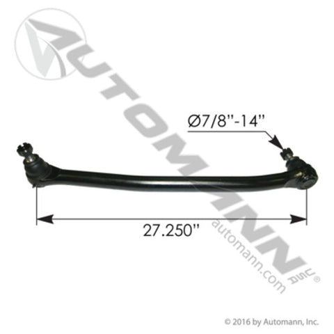 Automann 463.DS4615 Drag Link 27.250in C to C Freightliner