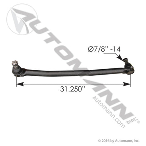 Automann 463.DS4617 Drag Link 31.250in C to C Freightliner