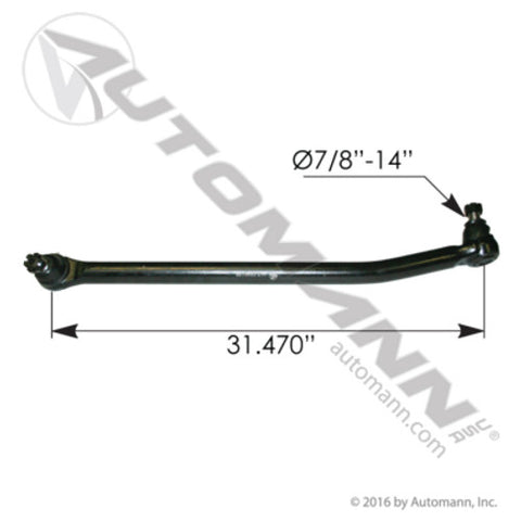 Automann 463.DS4619B Drag Link 31.000in C to C Freightliner
