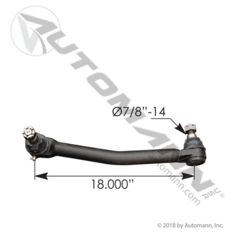 Automann 463.DS4628 Drag Link 18.000in C to C Freightliner