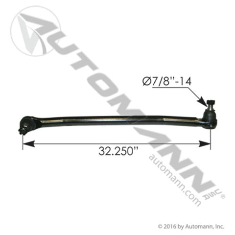 Automann 463.DS4630 Drag Link 32.250in C to C Freightliner