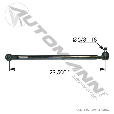 Automann 463.DS4643 Drag Link 29.500in C to C Freightliner