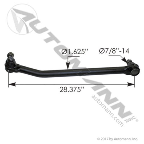 Automann 463.DS4682 Drag Link 28.3875in C to C Freightliner