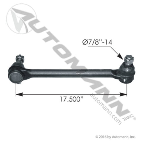 Automann 463.DS4696 Drag Link 17.500in C to C Freightliner