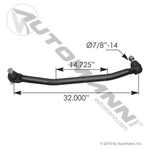 Automann 463.DS4697 Drag Link 32.000in C to C Freightliner