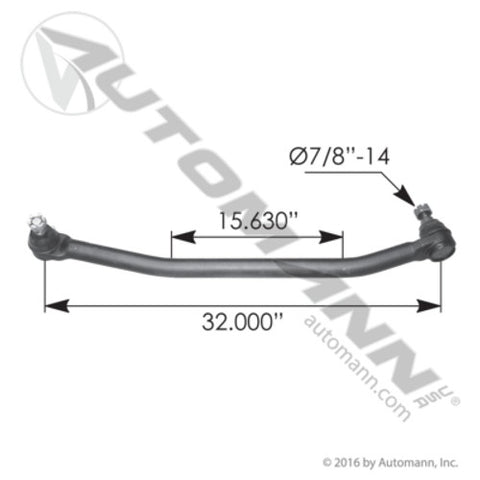 Automann 463.DS4699 Drag Link 32.000in C to C Freightliner