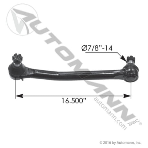 Automann 463.DS55241 Drag Link 16.500in C to C IHC LH