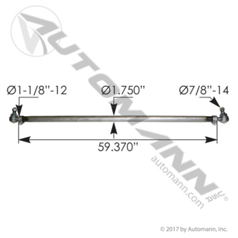 Automann 463.DS55710 Cross Tube Assembly IHC