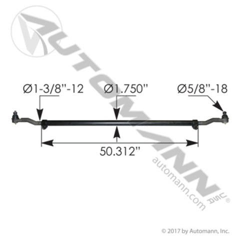 Automann 463.DS5572 Cross Tube Assembly IHC