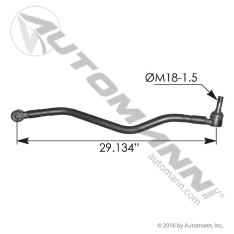 Automann 463.DS5616 Drag Link 29.134in C to C Isuzu