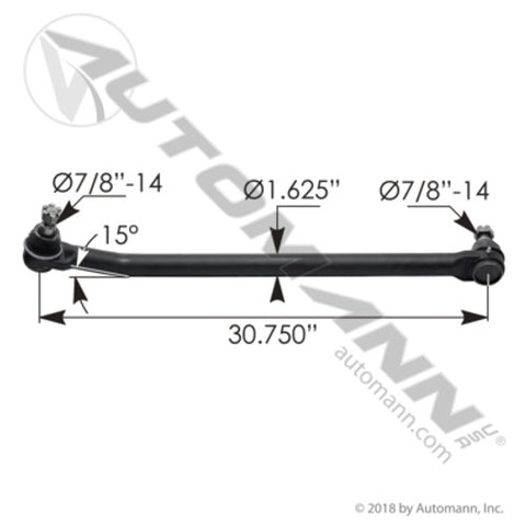 Automann 463.DS5913 Drag Link Kenworth