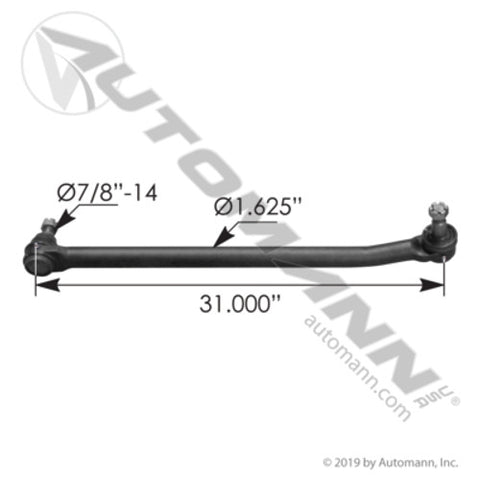 Automann 463.DS5917 Drag Link Kenworth 31.0 C to C