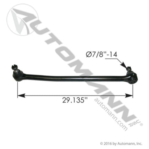 Automann 463.DS5971 Drag Link 29.135in C to C Kenworth
