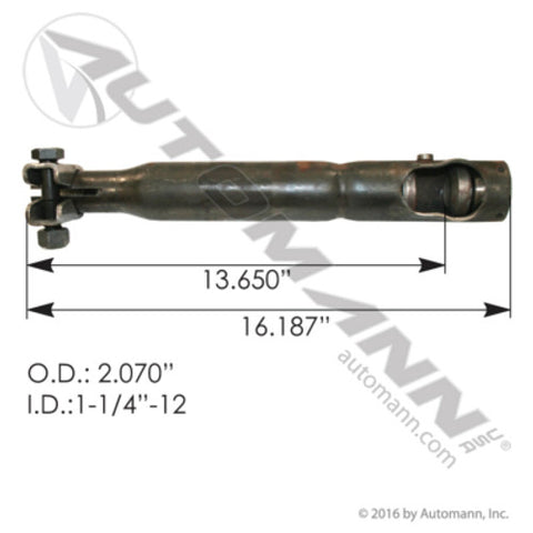 Automann 463.DS6218 Drag Link 16.187in E to E Mack