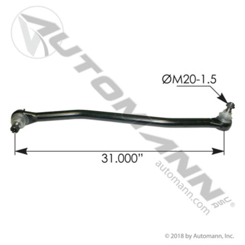 Automann 463.DS6255 Drag Link 31.570in C to C Mack