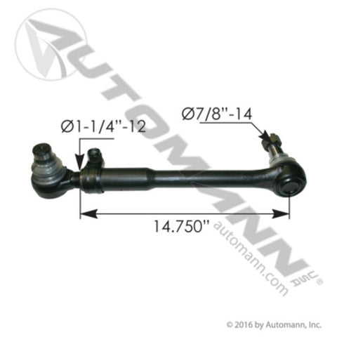 Automann 463.DS6271 Drag Link 17.640in C to C Mack