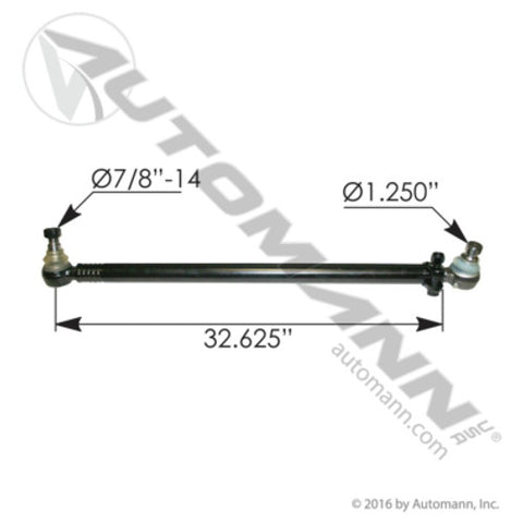 Automann 463.DS6272 Drag Link 34.750in C to C Mack