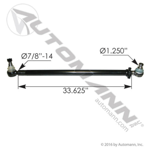 Automann 463.DS6276 Drag Link 35.440in C to C Mack