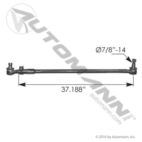 Automann 463.DS6278 Drag Link 39.960in C to C Mack