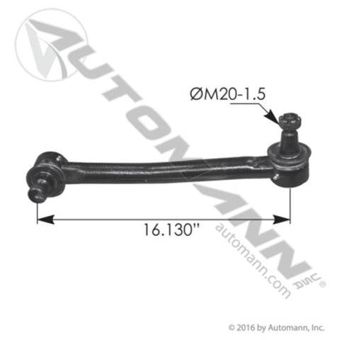 Automann 463.DS6288 Drag Link 16.130in C to C Mack