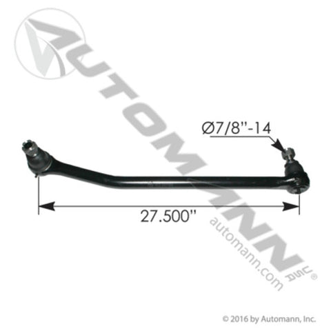 Automann 463.DS7508 Drag Link 27.250in C to C Peterbilt