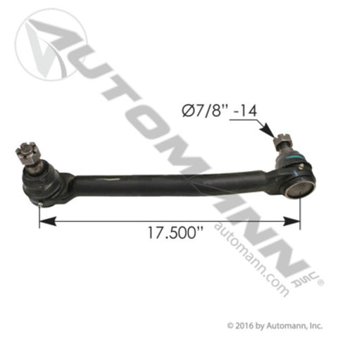 Automann 463.DS75403 Drag Link 17.500in C to C Peterbilt