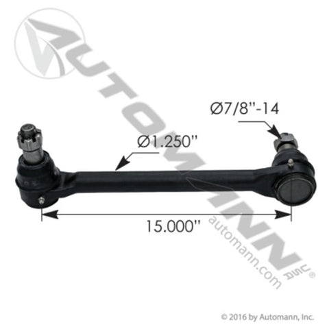 Automann 463.DS7565 Drag Link 15.000in C to C Peterbilt