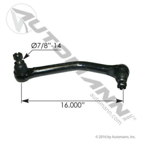 Automann 463.DS7576 Drag Link 16.000in C to C Peterbilt