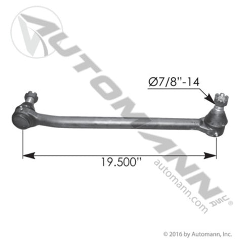 Automann 463.DS874 Drag Link 19.500in C to C Ford