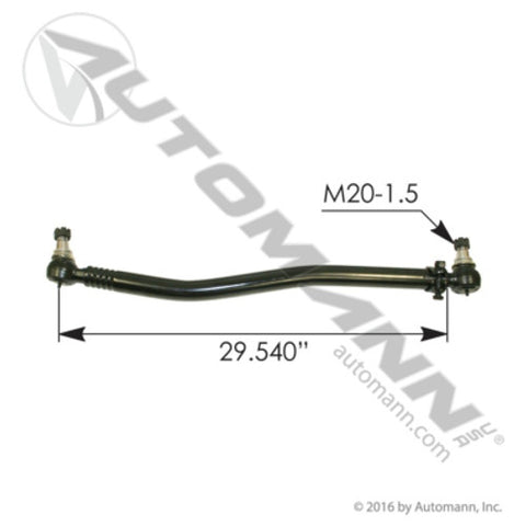 Automann 463.DS9621 Drag Link 31.540in C to C Volvo
