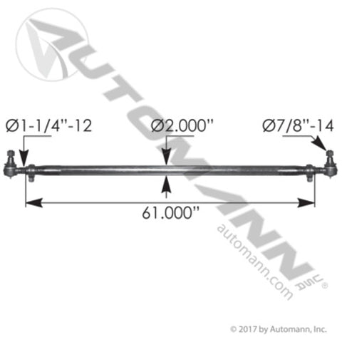 Automann 463.DS9827 Cross Tube Assembly