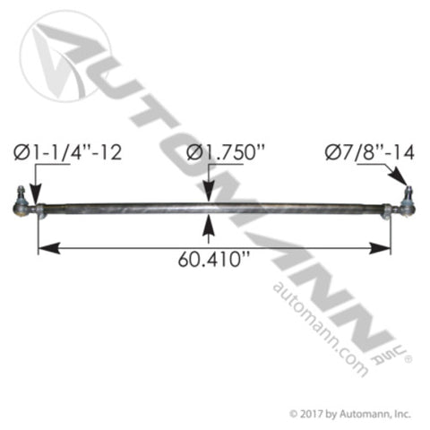 Automann 463.DS9837 Cross Tube Assembly