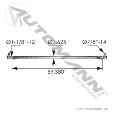 Automann 463.DS9848 Cross Tube Assembly Watson & Chalin
