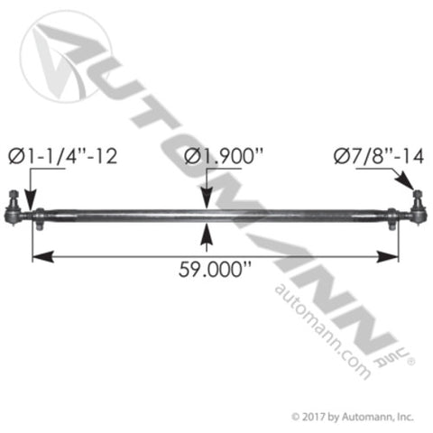 Automann 463.DS9850 Cross Tube Assembly