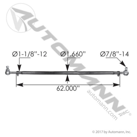 Automann 463.DS9877 Cross Tube Assembly