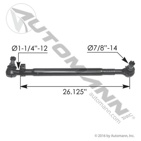 Automann 463.DS994 Drag Link 30.560in C to C Kenworth