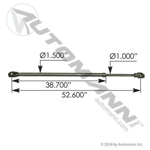 Automann 466.9601 Steering Shaft Volvo
