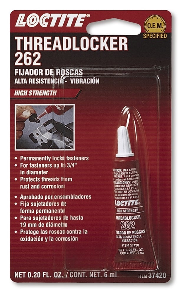 Loctite 262 Red High Strength Threadlocker 6 ml Tube, 6ml Tube – Diesel ...