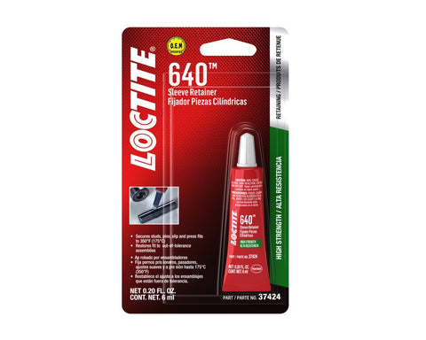 Loctite 640 Retaining Compound, 6ml Tube