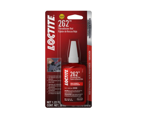 Loctite 262 Red High Strength Threadlocker 36 ml Bottle, 36ml Bottle