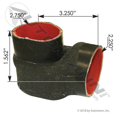 Automann 561.20003 Hose Elbow Cobra Volvo 2.75"-2.25" ID