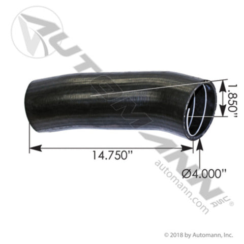 Automann 561.46096 CAC Hose LH Freightliner 4" x 14.75"