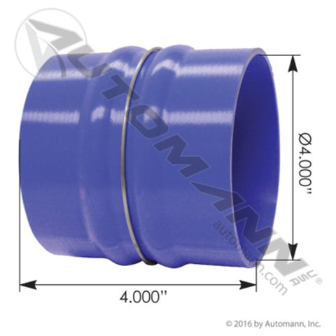 Automann 561.46172 CAC Hose Cold Side Charge Air 4" x 4"