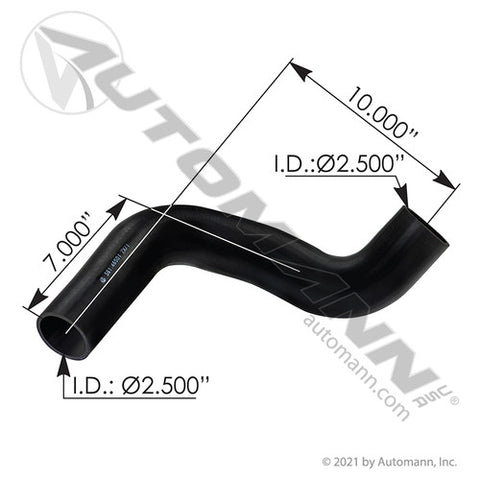 Automann 561.46501 Upper Radiator Hose Freightliner 2.5" ID