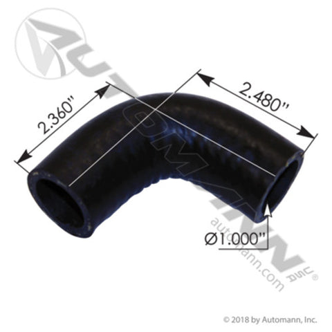Automann 561.46800 Hose 90 Deg Air Inlet Freightliner; 1 ID